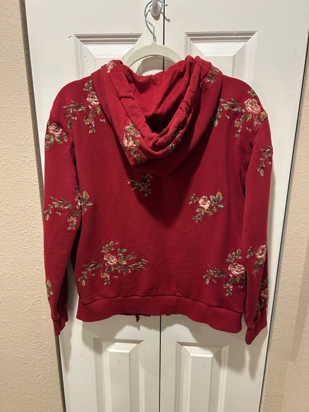 Driftwood Full zip Boho  Embroidered Hoodie , Medium - Picture 3 of 6
